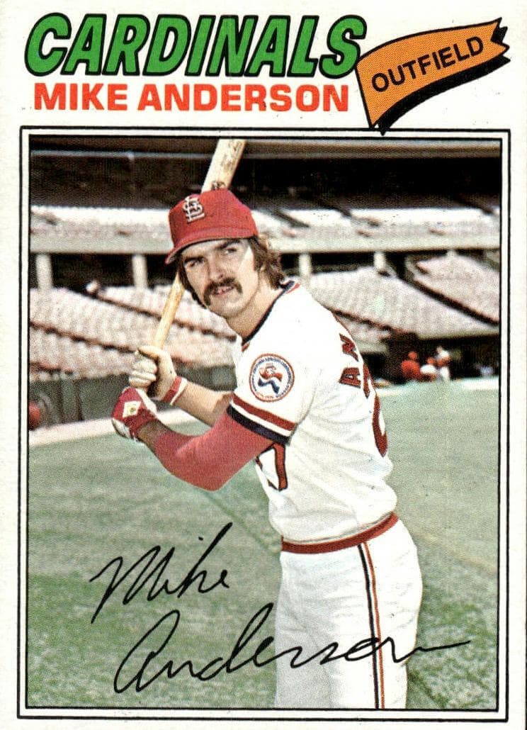 Mike Anderson 1977 topps Topps