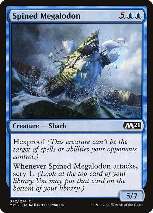 Spined Megalodon 2020 Magic: The Gathering Core Set 2021