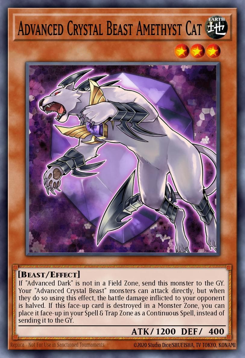 Advanced Crystal Beast Amethyst Cat 2022 Yu-Gi-Oh!