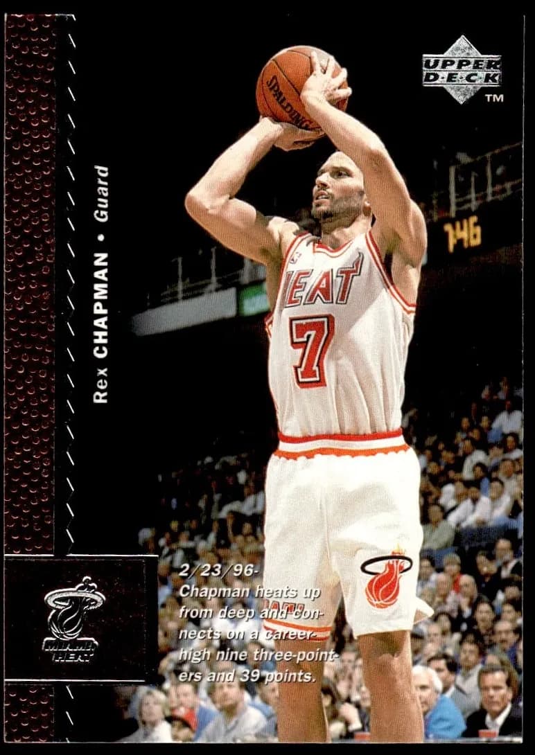 Rex Chapman 1996 upper-deck Upper Deck