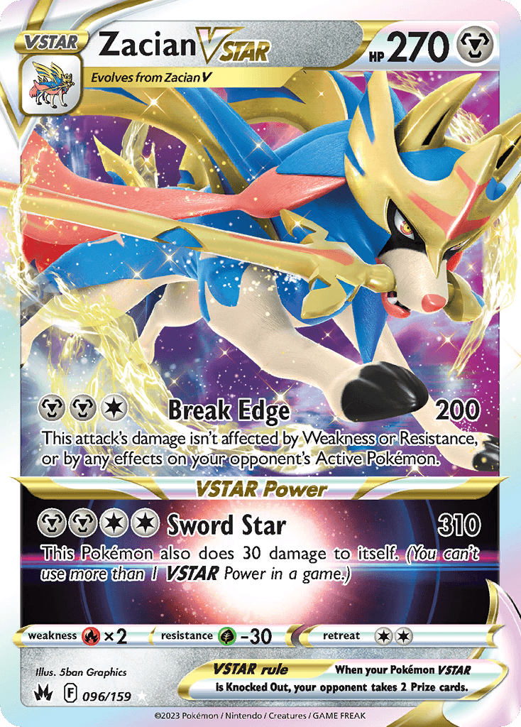 Zacian VSTAR 2024 Pokemon Chinese CS6aC