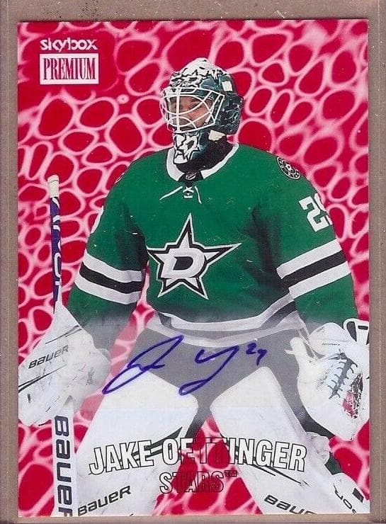 Jake Oettinger 2020 fleer SkyBox Metal Universe