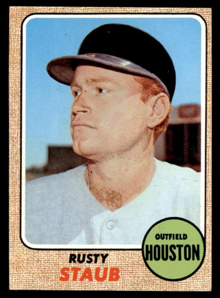 Rusty Staub 1968 topps