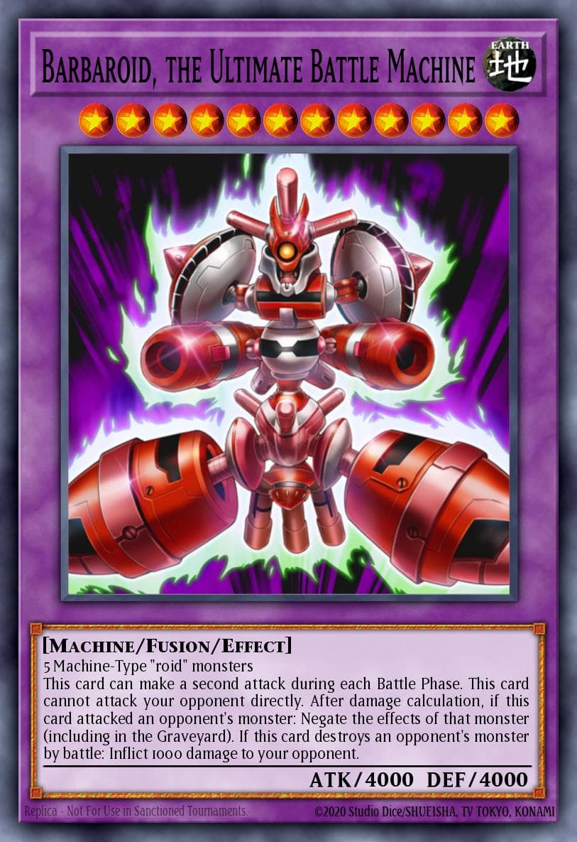 Barbaroid, the Ultimate Battle Machine 2021 Yu-Gi-Oh! Star Pack 2013