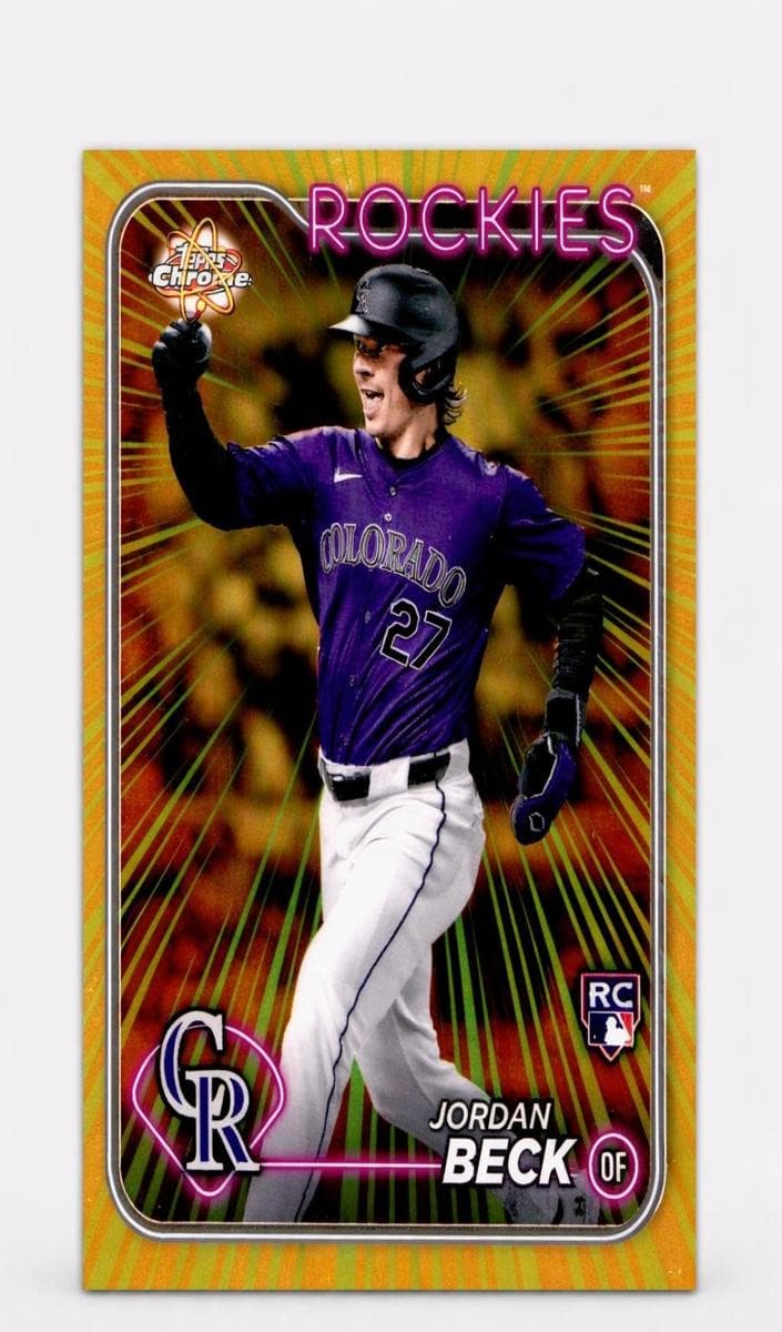 Jordan Beck 2024 topps Topps Chrome Update