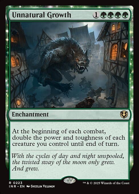 Unnatural Growth 2024 Magic: The Gathering Bloomburrow Commander