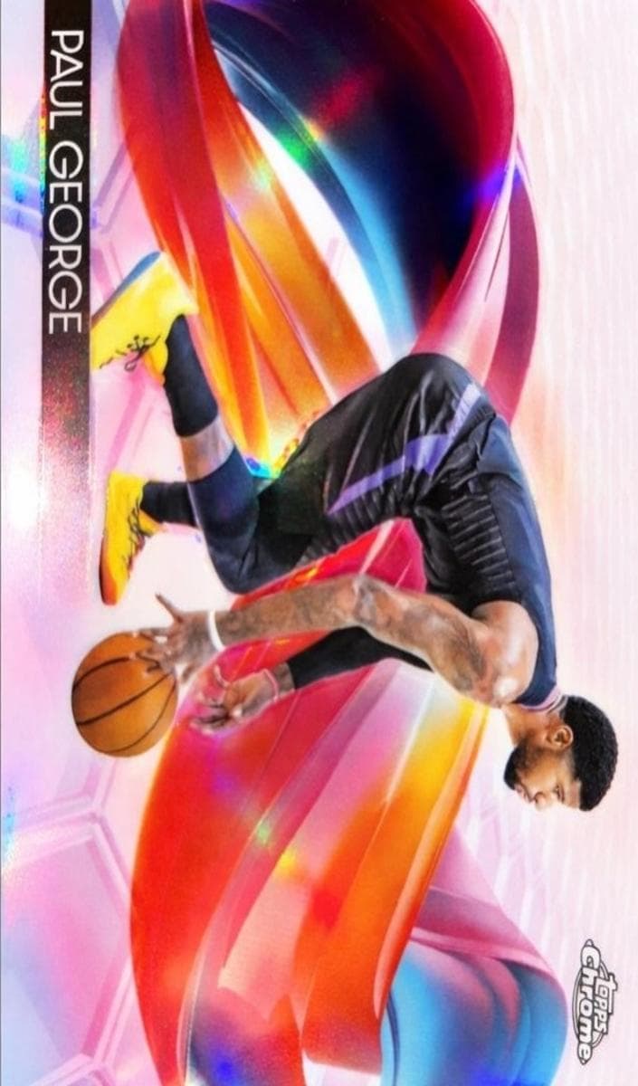 Paul George 2023 topps Topps Chrome