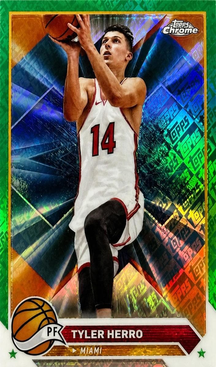 Tyler Herro 2023 topps Topps Chrome