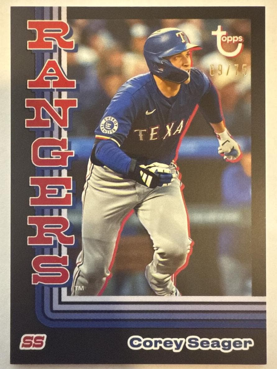 Corey Seager 2024 topps Topps Brooklyn Collection