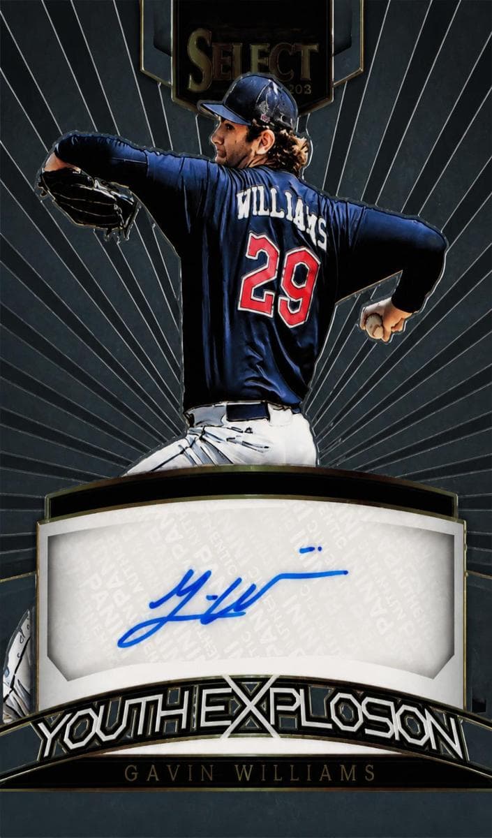 Gavin Williams 2023 panini Panini Select