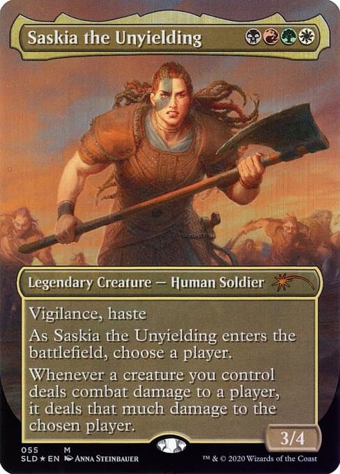 Saskia the Unyielding 2019 Magic: The Gathering Secret Lair Drop