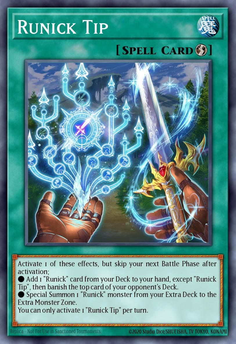 Runick Tip 2022 Yu-Gi-Oh! Tactical Masters 1st Edition