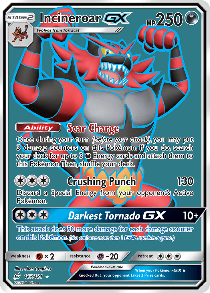 Incineroar GX 2019 Pokemon