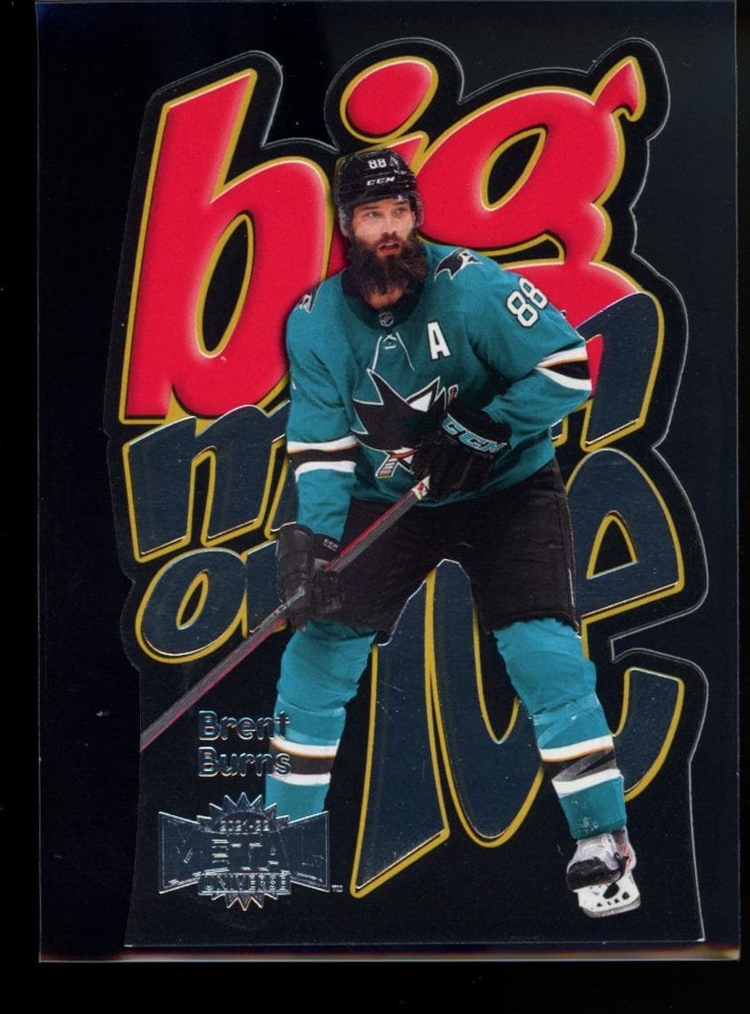 Brent Burns 2021 fleer SkyBox Metal Universe