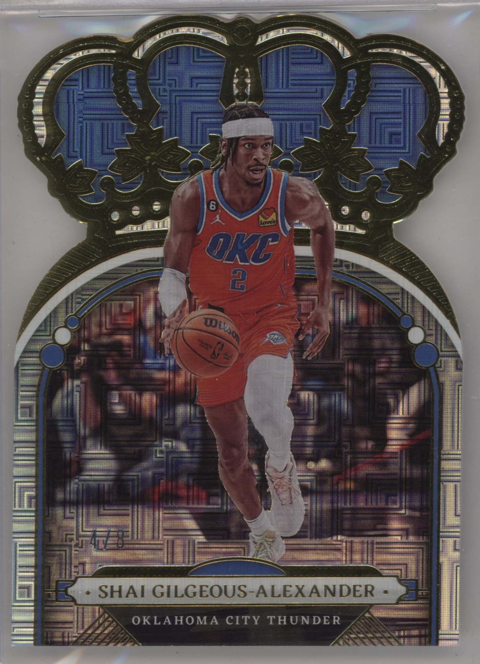 Shai Gilgeous-Alexander 2022 panini Panini Crown Royale