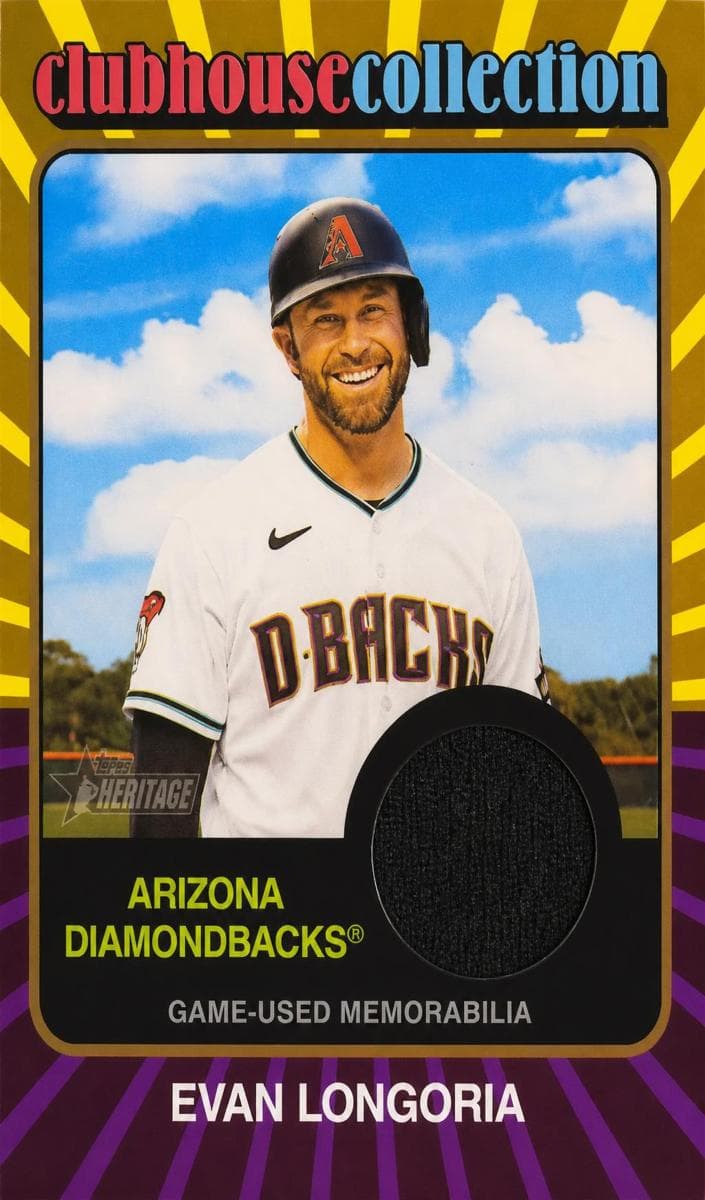 Evan Longoria 2024 topps Topps Heritage