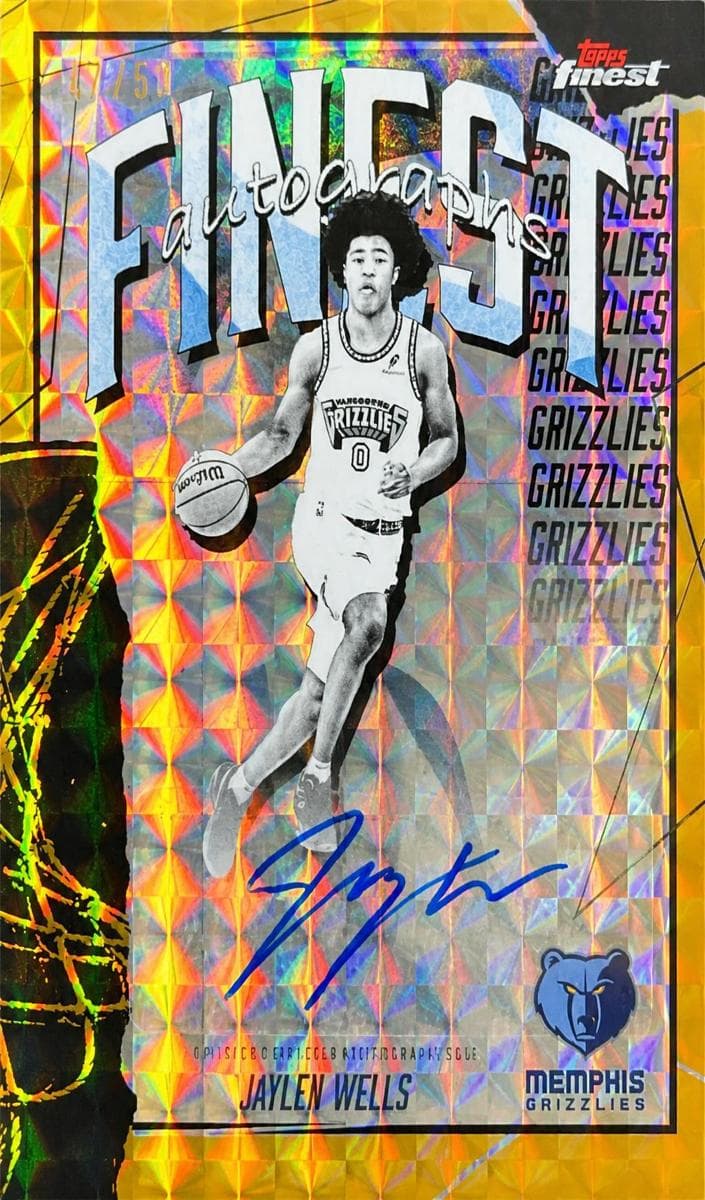 Jaylen Wells 2025 topps Topps Finest