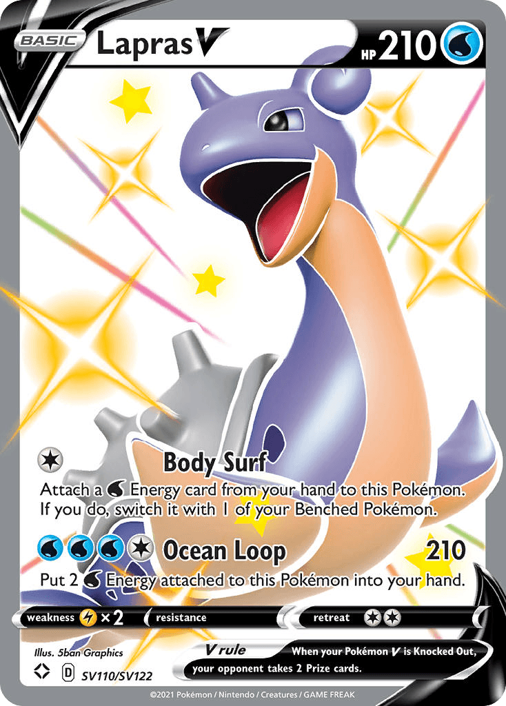 Lapras V 2019 Pokemon Japanese Sword