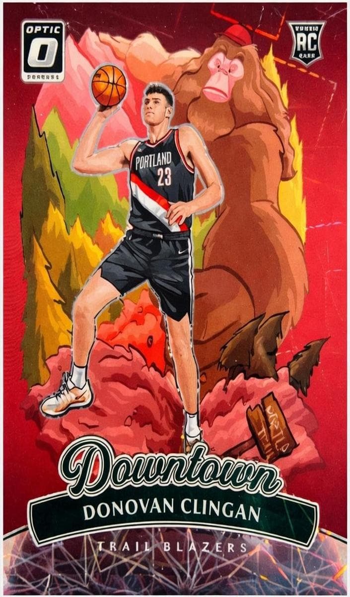 Donovan Clingan 2024 panini Donruss Optic