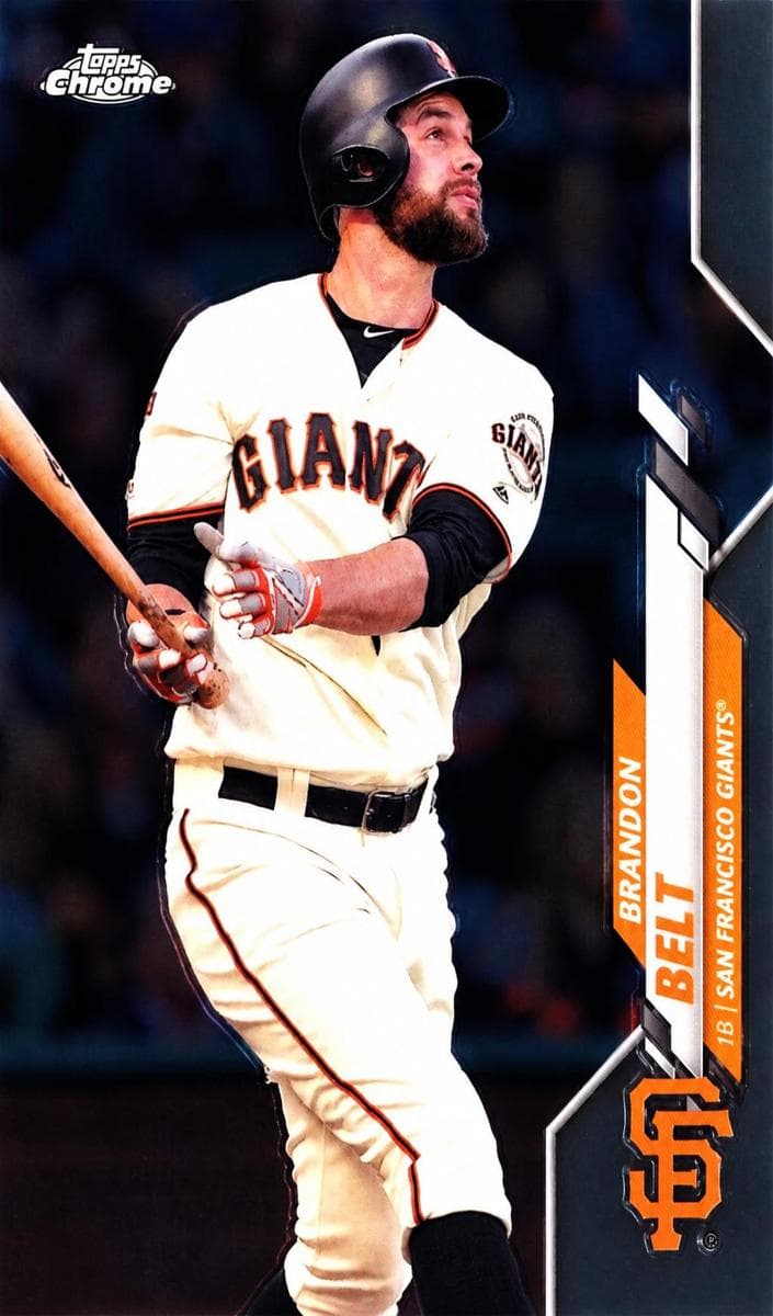 Brandon Belt 2020 topps Topps Chrome