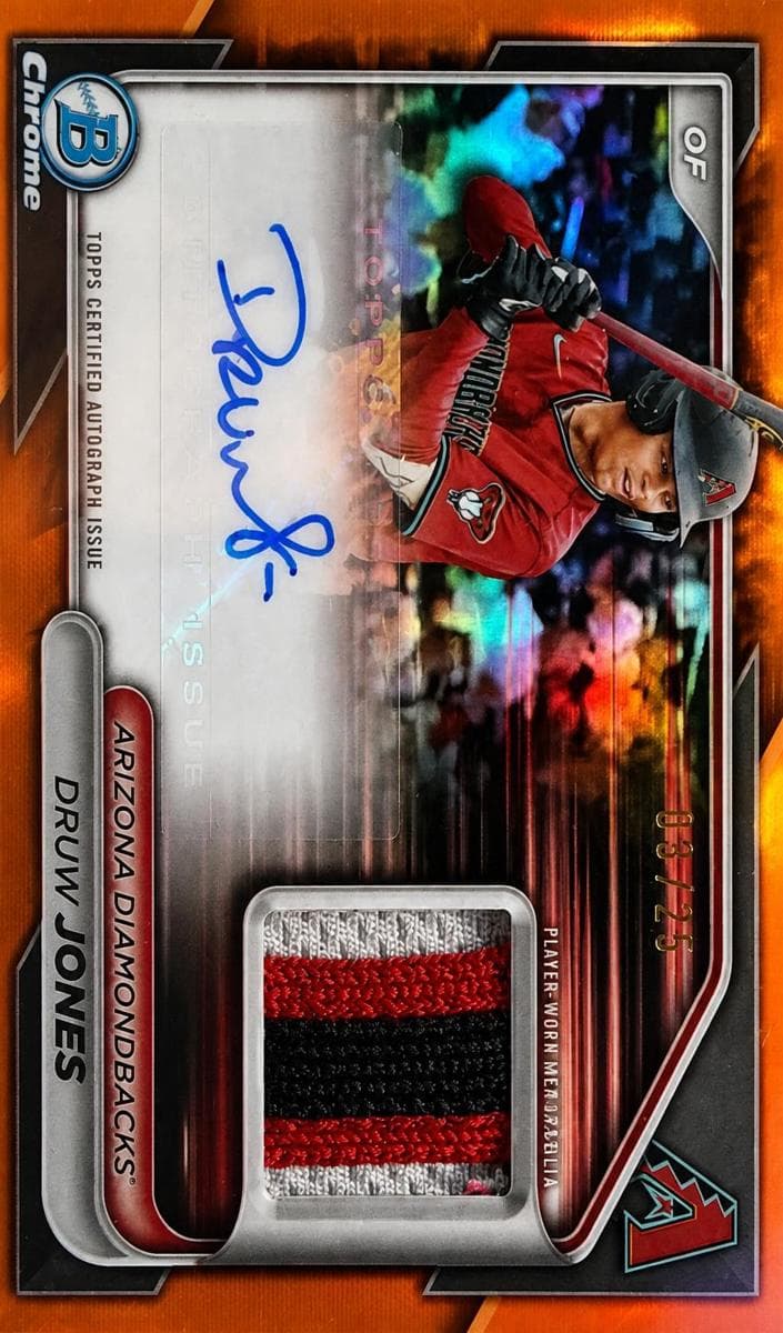 Druw Jones 2024 bowman Bowman Chrome