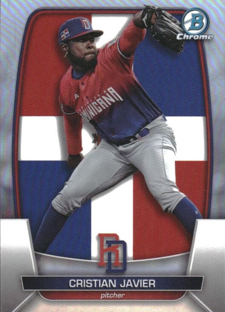 Cristian Javier 2023 bowman Bowman Chrome