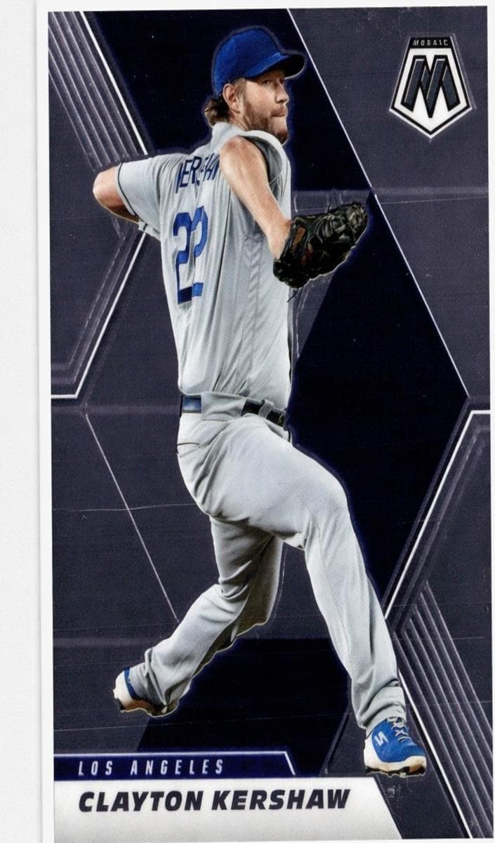 Clayton Kershaw 2021 panini Panini Mosaic