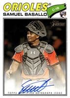 Samuel Basallo 2026 topps Topps Heritage Real One Autographs