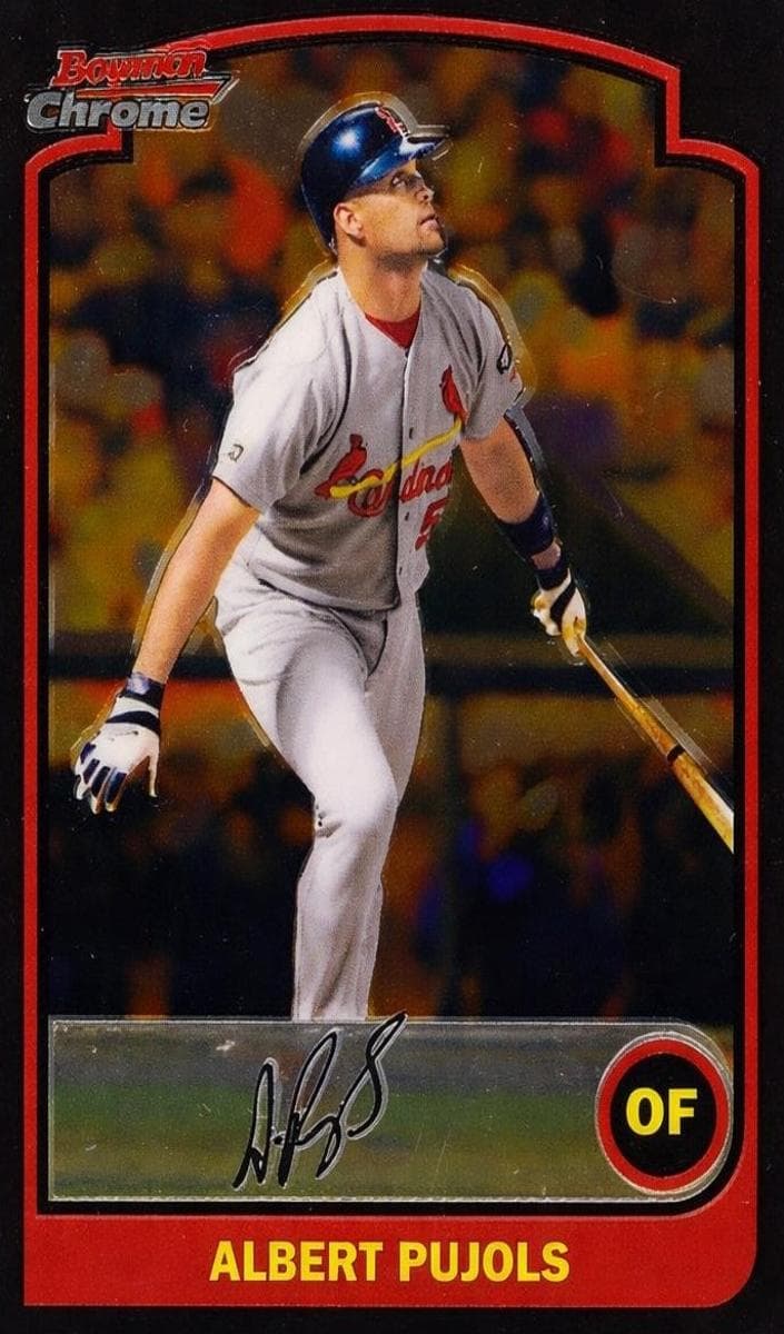 Albert Pujols 2003 bowman Bowman Chrome