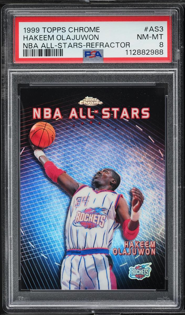 Hakeem Olajuwon 1999 topps Topps Chrome