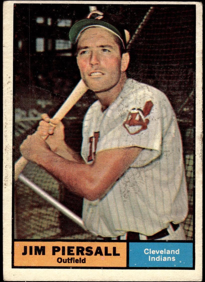 Jim Piersall 1961 topps Topps