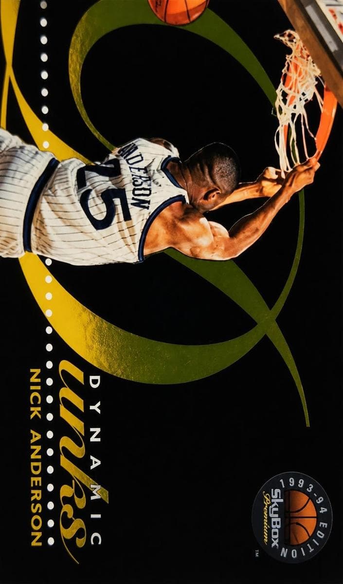 Nick Anderson 1993 fleer SkyBox Premium