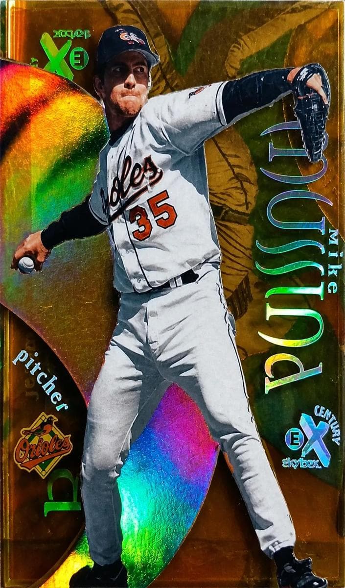 Mike Mussina 1999 fleer SkyBox E-X Century