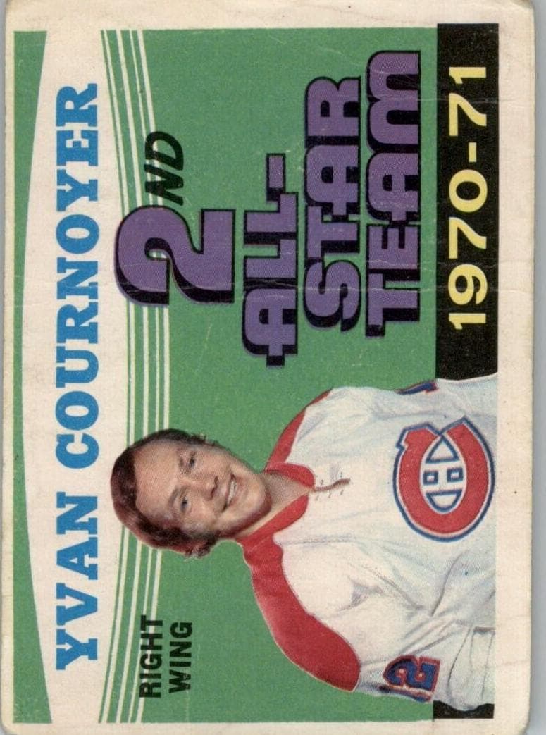Yvan Cournoyer 1971 topps O-Pee-Chee