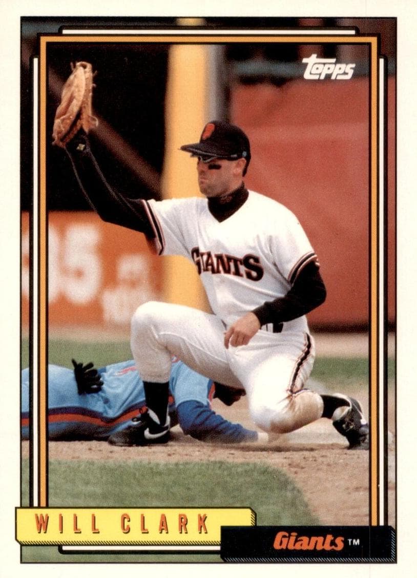Will Clark 1992 topps