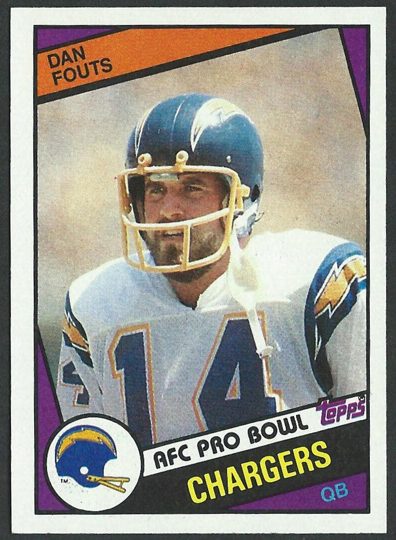 Dan Fouts 1984 topps Topps