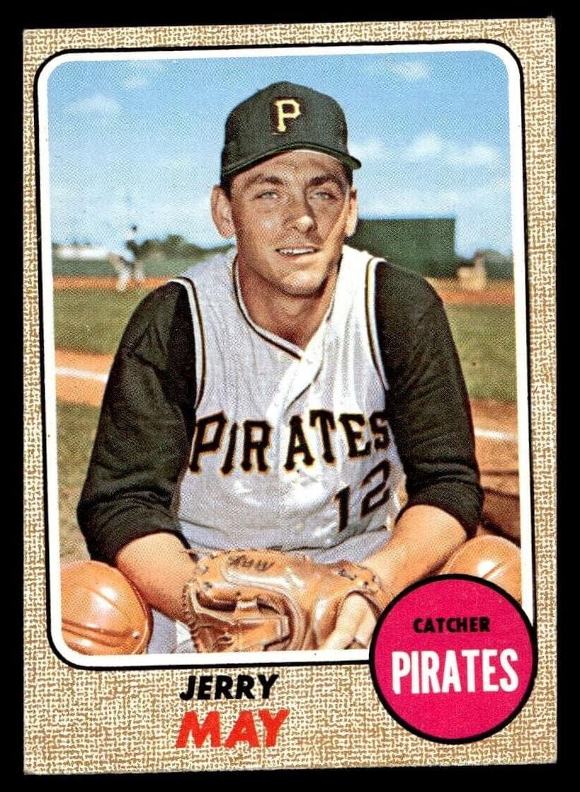 Jerry May 1968 topps Topps