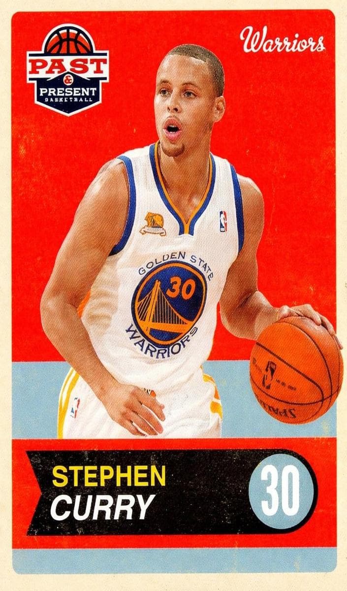 Stephen Curry 2011 panini Past & Present