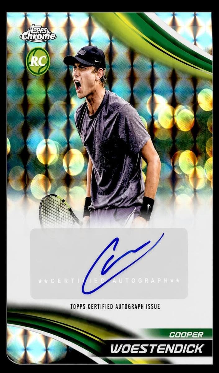 Cooper Woestendick 2025 Topps Chrome rookie card