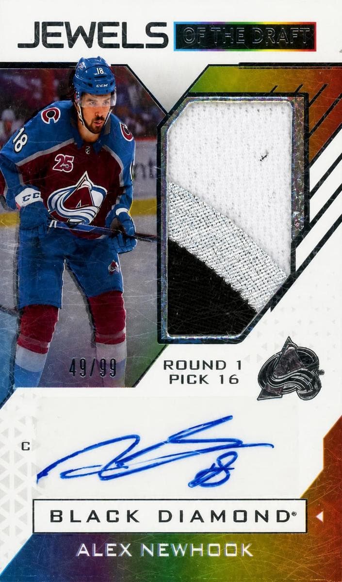 Alex Newhook 2021 upper-deck Upper Deck Black Diamond