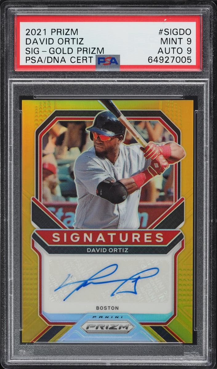 David Ortiz 2021 panini Panini Prizm