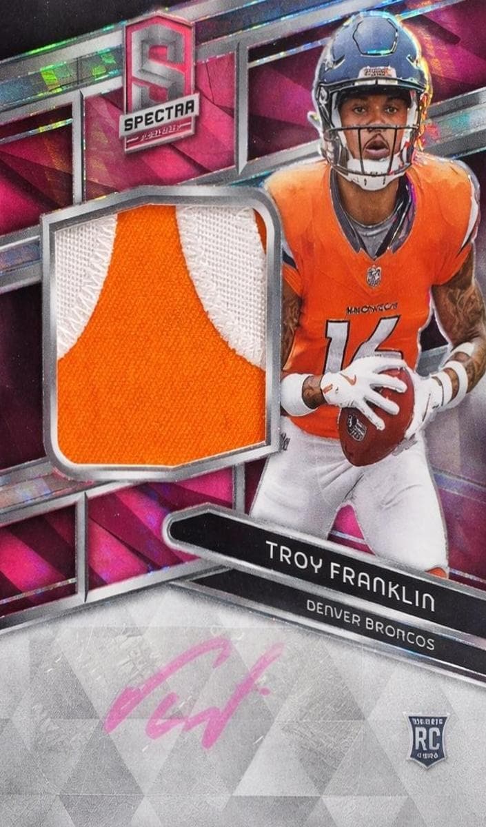 Troy Franklin 2024 panini Panini Spectra