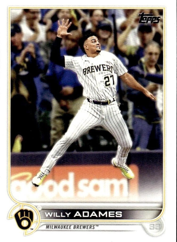 Willy Adames 2022 topps Topps Chrome Sapphire Edition