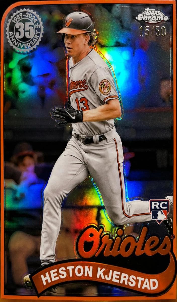 Heston Kjerstad 2024 topps Topps Chrome