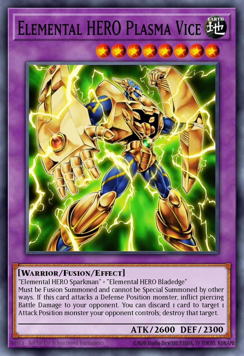 Elemental HERO Plasma Vice #CT04-EN006