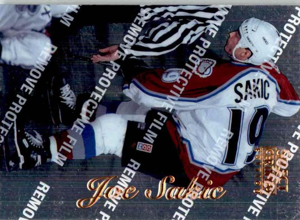Joe Sakic 1996 panini Select Certified