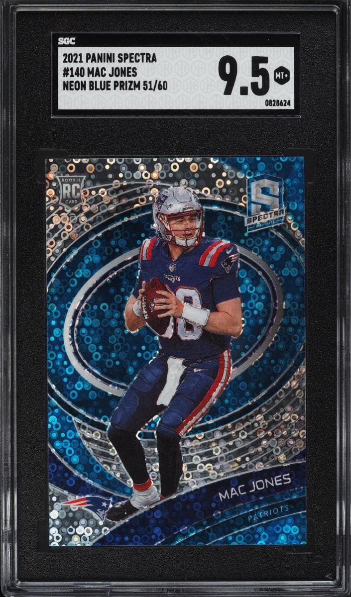 Mac Jones 2021 panini Panini Spectra