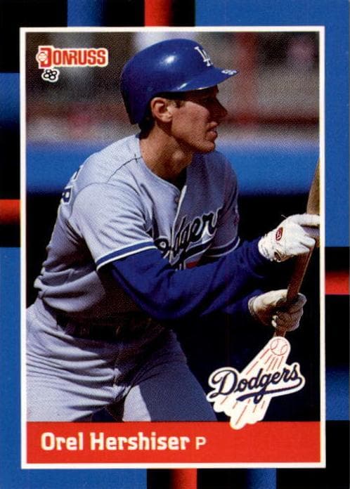 Orel Hershiser 1988 panini Donruss