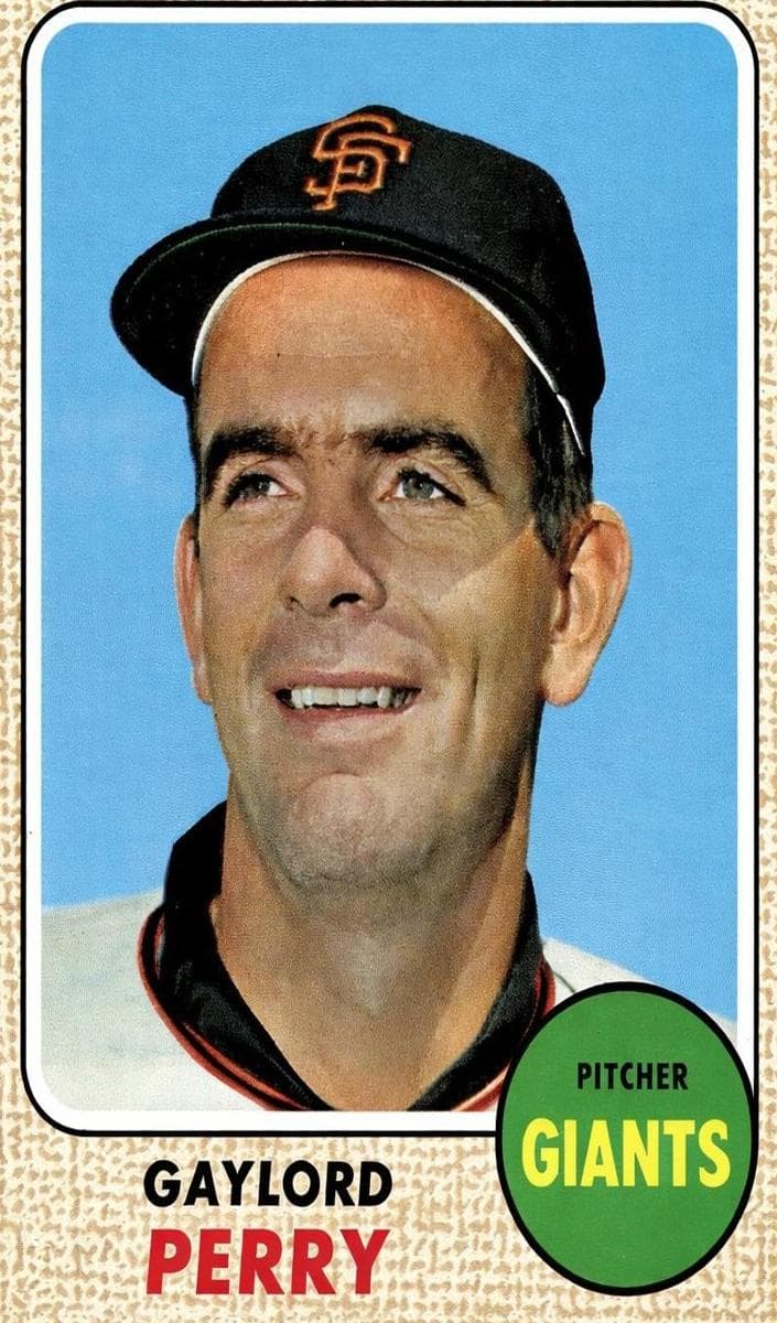 Gaylord Perry 1968 topps Topps