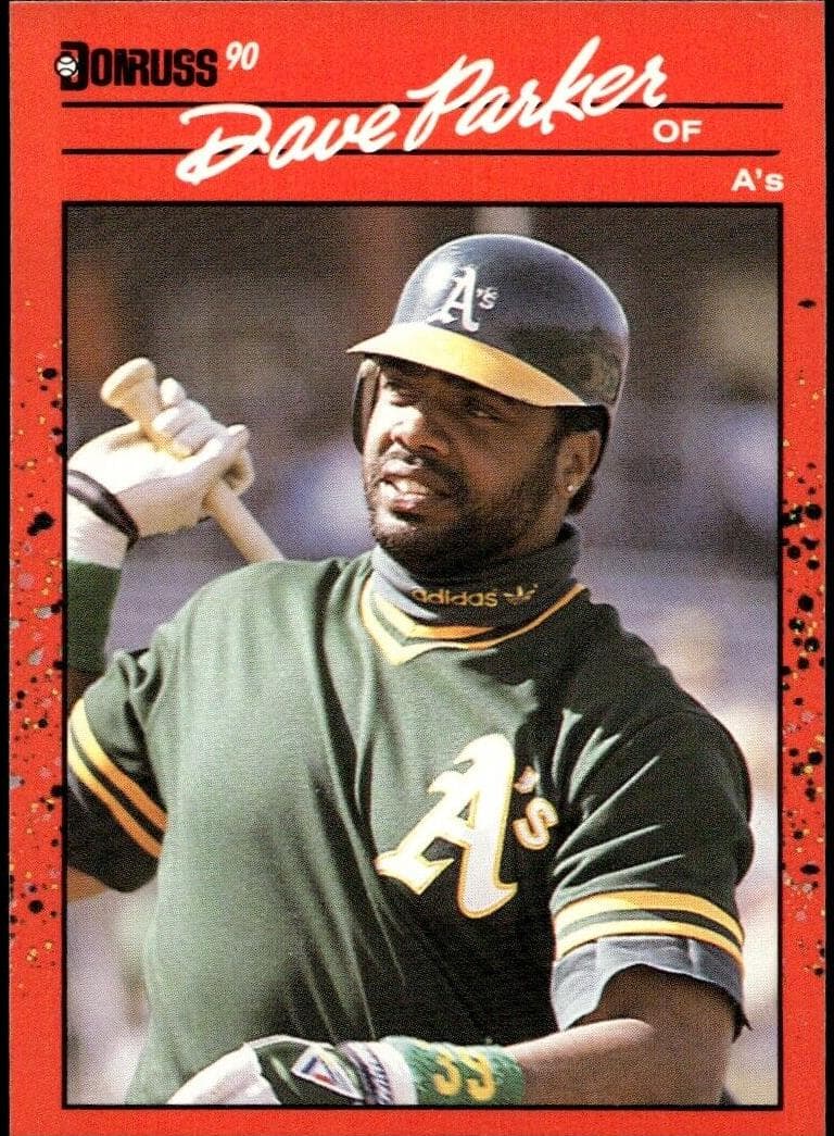Dave Parker 1990 panini Donruss